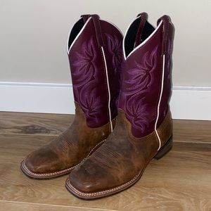 Laredo Purple Cowboy Boots